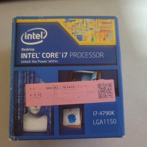 i7 4790k 풀박스 팝니다.