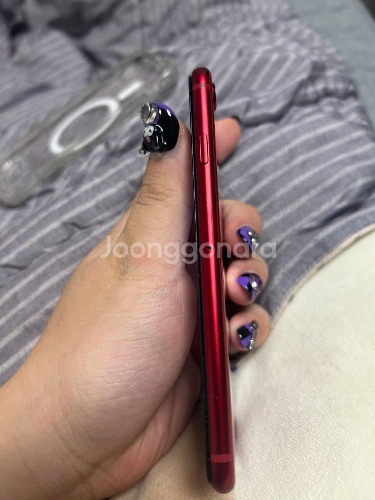 아이폰se3 128gb 레드 배터리효율99 팝니다--2