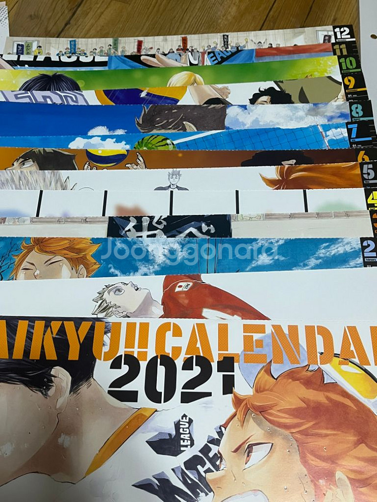 하이큐 2021, 2022 A3 캘린더 포스터 일괄--8