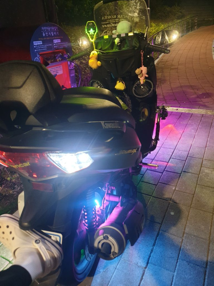 조이맥스125 풀튜닝 이미지