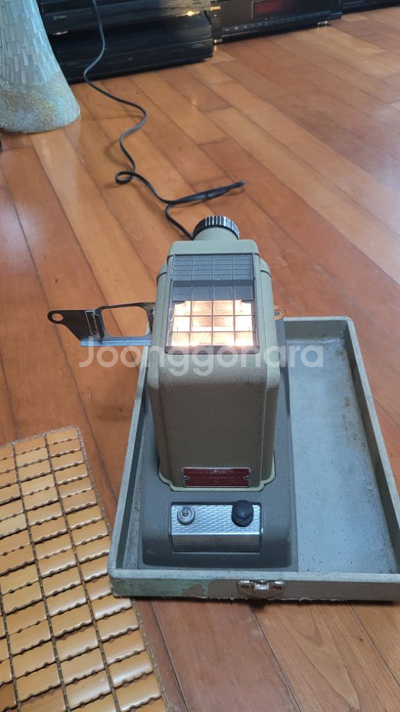 미국제 골동 SKAN 300 슬라이드 환등기--9