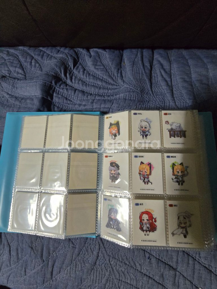 (급처)블루아카이브 띠부씰 올컬렉+띠부씰북+클파2개--2