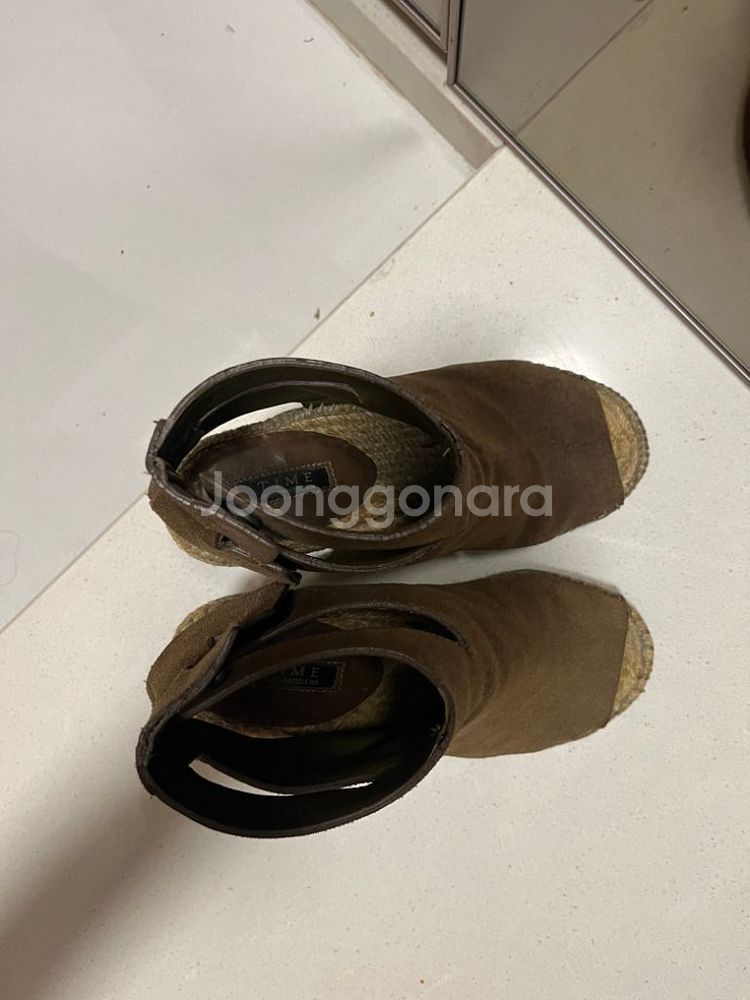 타임 스웨이드 웻지힐--6