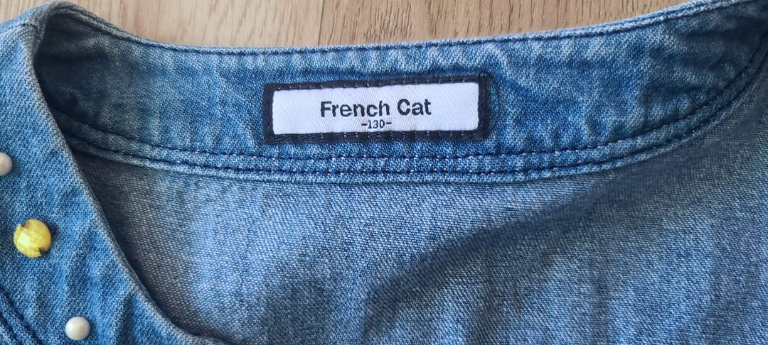 프렌치캣 칠부소매 청 재킷 130--2