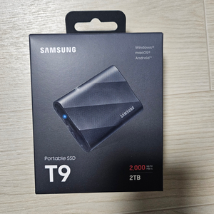 (미개봉) 삼성 외장 ssd T9 2TB