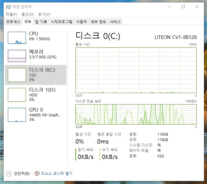 삼성 노트북 i3 8G 15.6인치--9