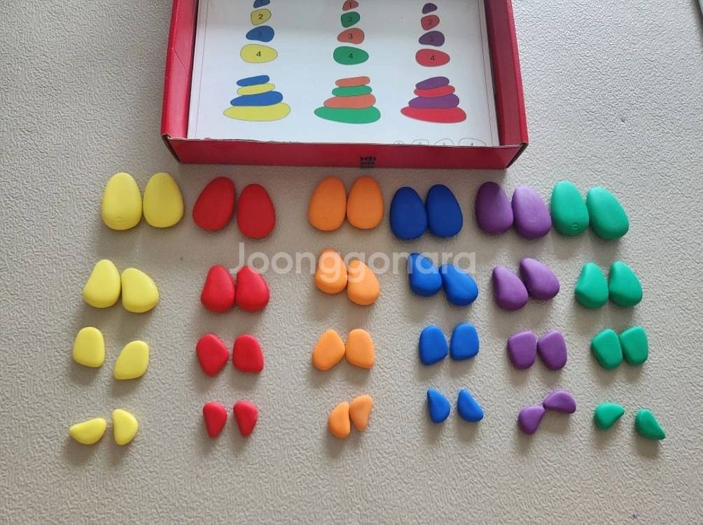 edx 레인보우 페블스 교구 무지개조약돌--1