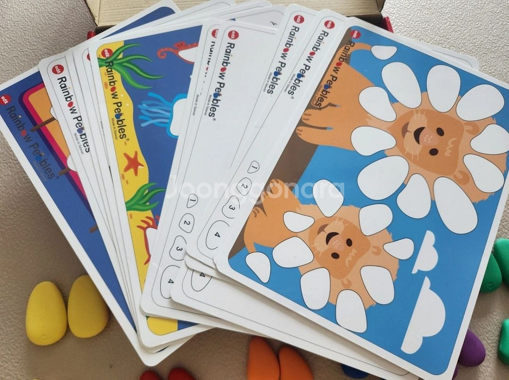 edx 레인보우 페블스 교구 무지개조약돌--2