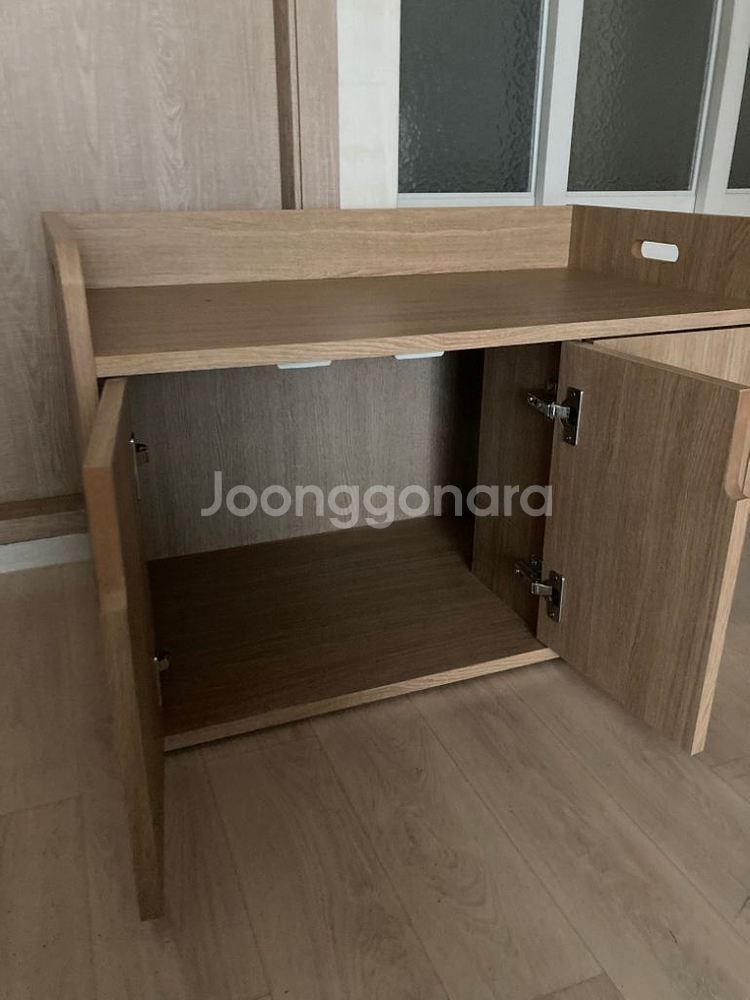 고양이 사막화방지 화장실 가구 / mdf 원목화장실--1