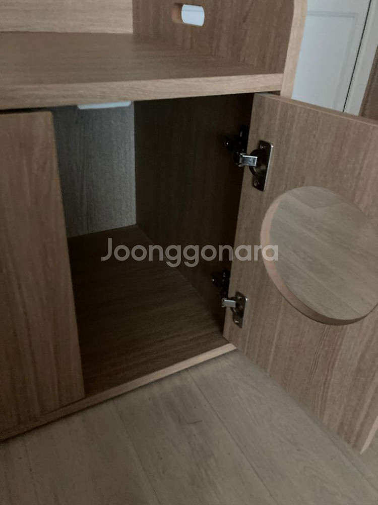 고양이 사막화방지 화장실 가구 / mdf 원목화장실--2
