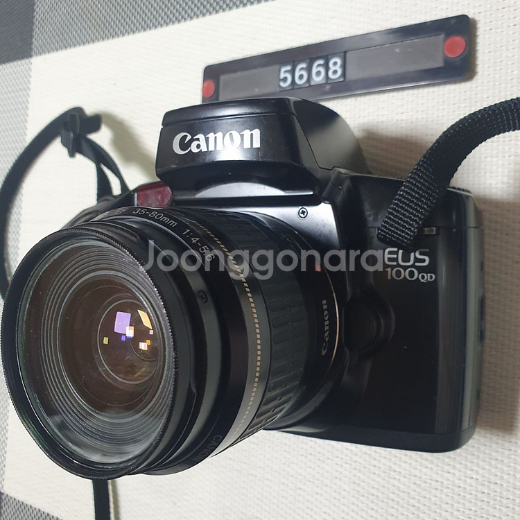 캐논 EOS 100 QD 필름카메라 35~80 줌렌즈--1