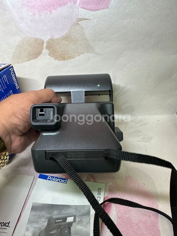 빈티지 폴라로이드 636 클로즈업,카메라박스,한글설명서--3