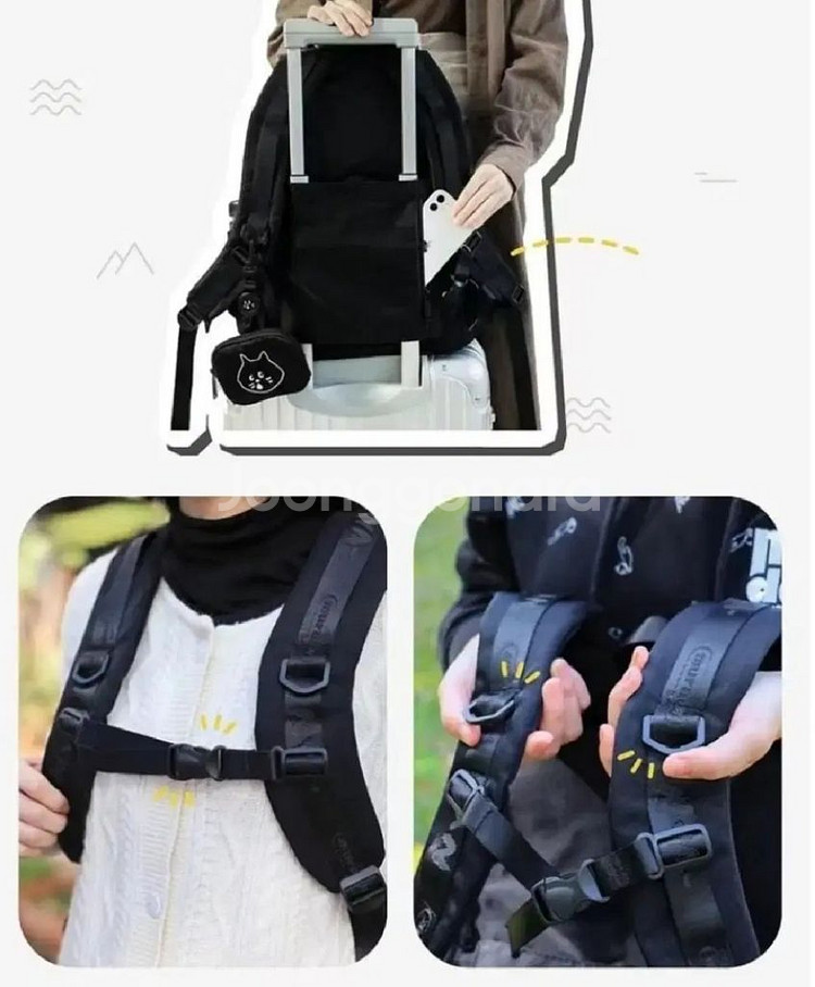 네넷냐 백팩 가방 새상품--4