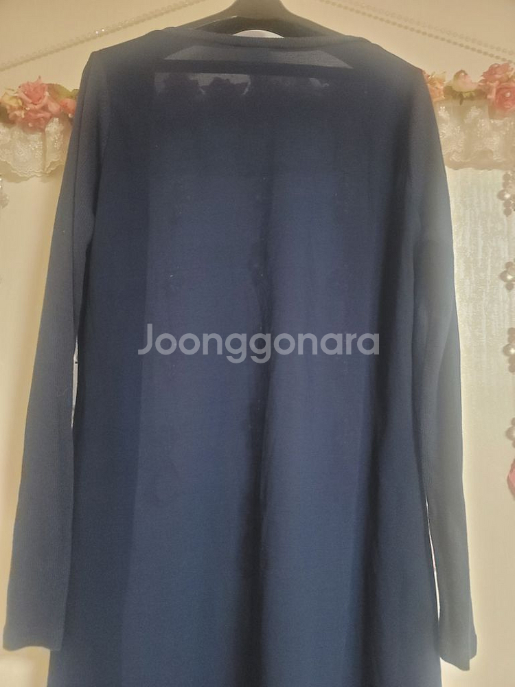시스루 롱가디건--1