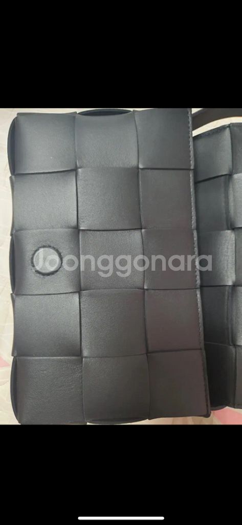 보테가베네타 카세트백 블랙 무광--2