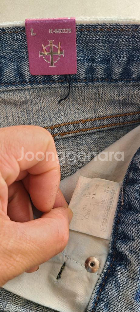 새것)리폼하기좋은 미니 청스커트--3