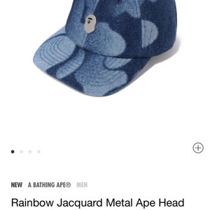 베이프 Rainbow Jacquard Metal cap