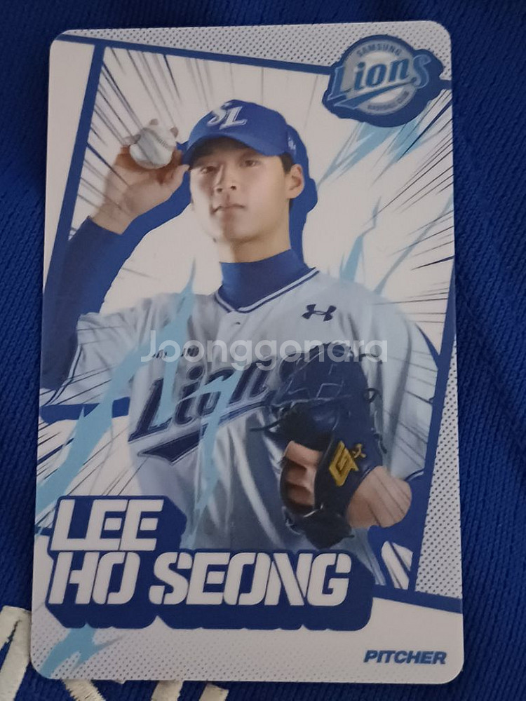 [구해요] 삼성라이온즈 이호성 선수 카툰, 신규, 팬--1