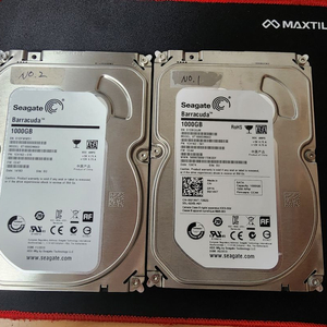 3.5인치 1tb hdd 2개 일괄 (시게이트)