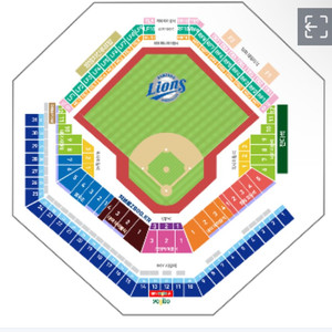 8월3일 삼성라이온즈 vs ssg 랜더스 통로 2연석