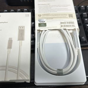 Moshi 모쉬 USB-C to DP 5K 케이블 2개