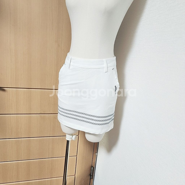 골프웨어) 아디다스 화이트 골프 치마 xs--2