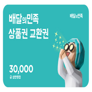 배민 30000원 상품권