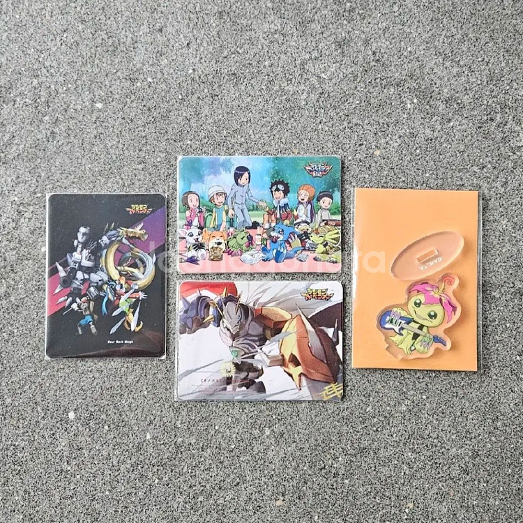 디지몬 미니 피규어 & 파닥몬 진화 트리 손가락 인형--1