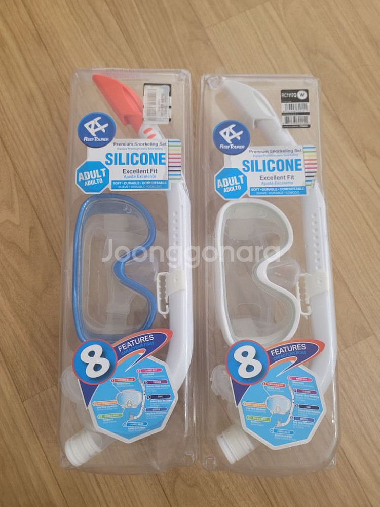 리프투어러 스노클링 마스크 2개 일괄--1