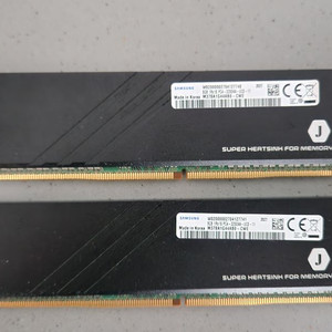 삼성램 DDR4 8G x 2 , 메모리 방열판