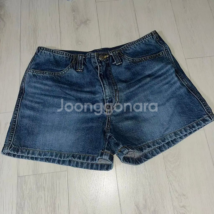진청 워싱 청바지 데님 반바지 빈티지 에이블리 y2k--2