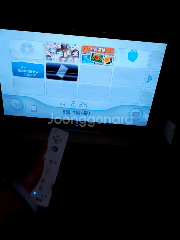 닌텐도 wii 4인세트 게임40여개--1