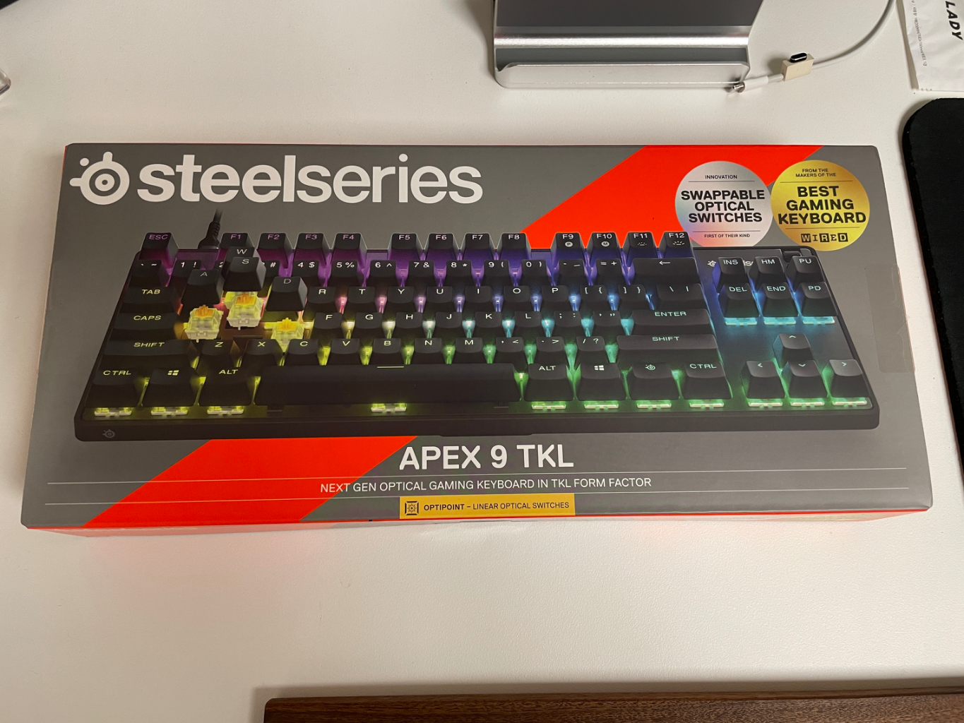 스틸시리즈 apex 9 tkl 게이밍 키보드