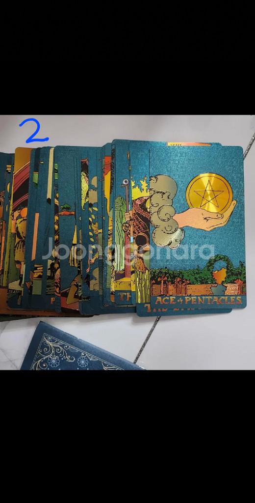 무무도그 마스터피스 무무네코 골든아르누보 타로카드--1