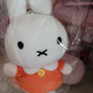 미피(miffy) 기본 마스코트 인형 주황색 옷