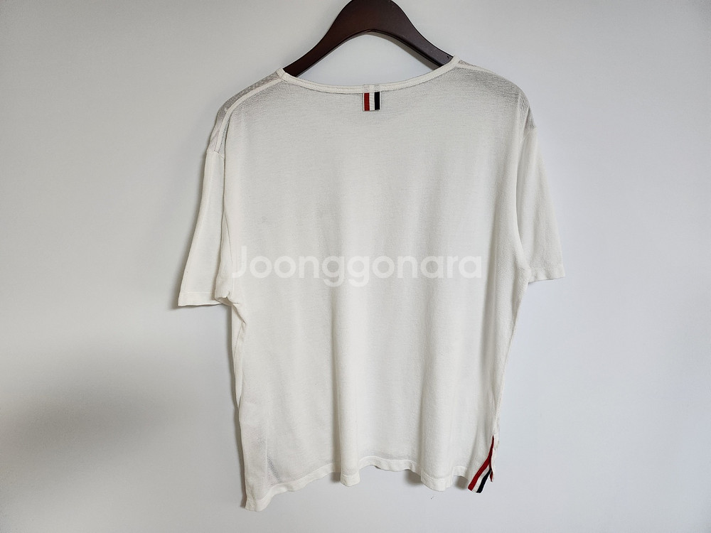 [3] 톰브라운 삼선 히든 여성 반팔티셔츠--5