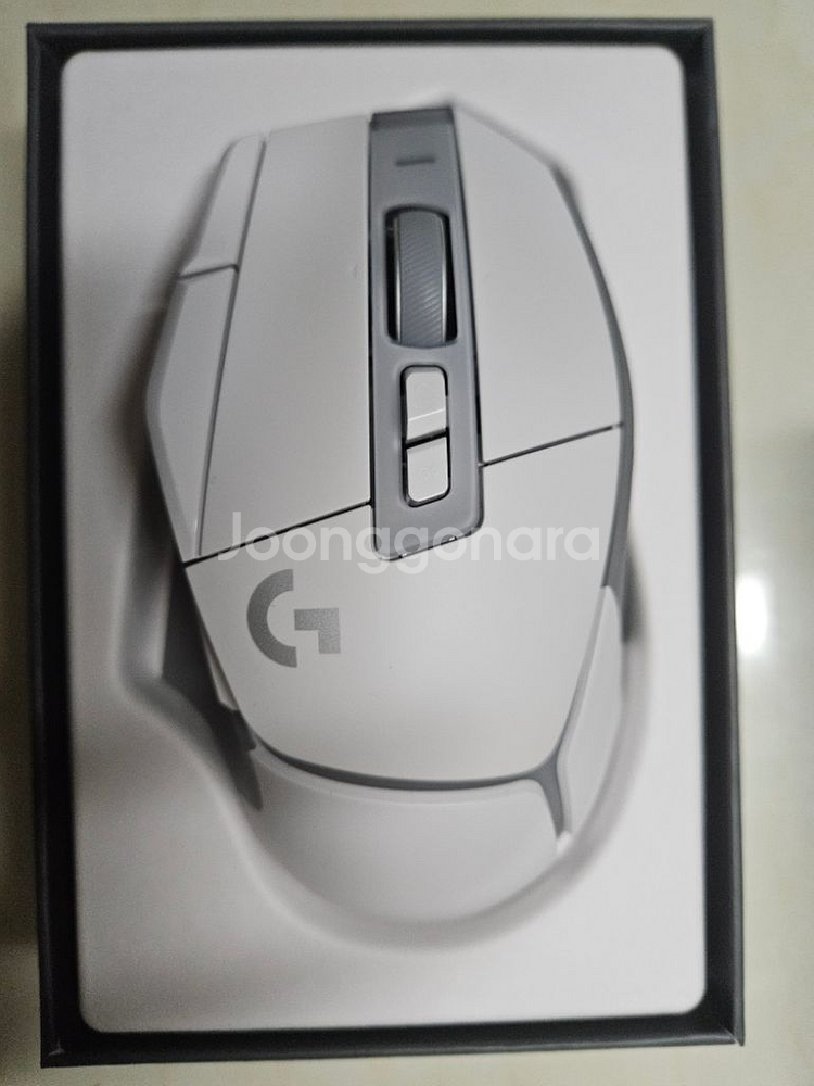 로지텍 g502x plus 화이트 무선 마우스--2