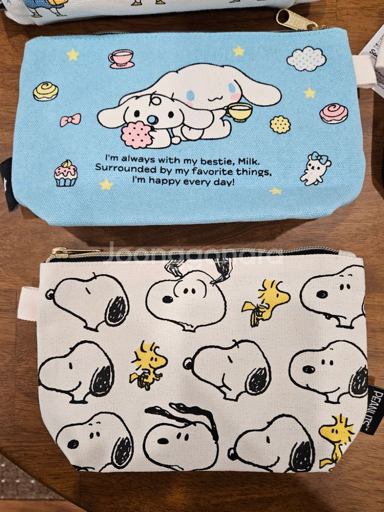 산리오 파우치 포차코 시나모롤 스누피 미피 쿠로미--5