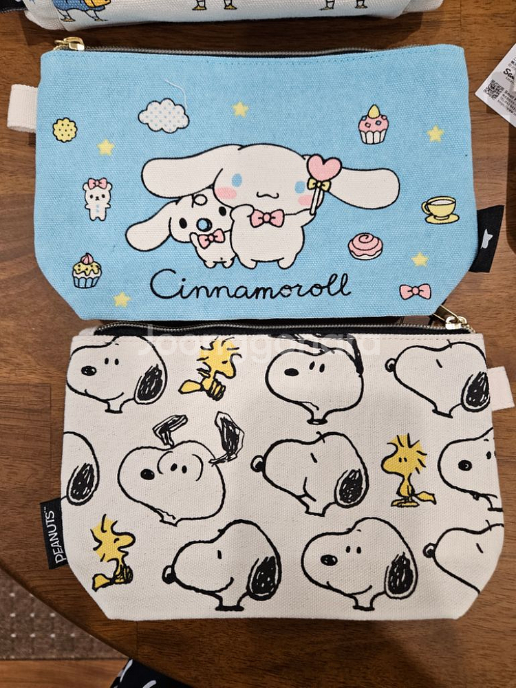 산리오 파우치 포차코 시나모롤 스누피 미피 쿠로미--6