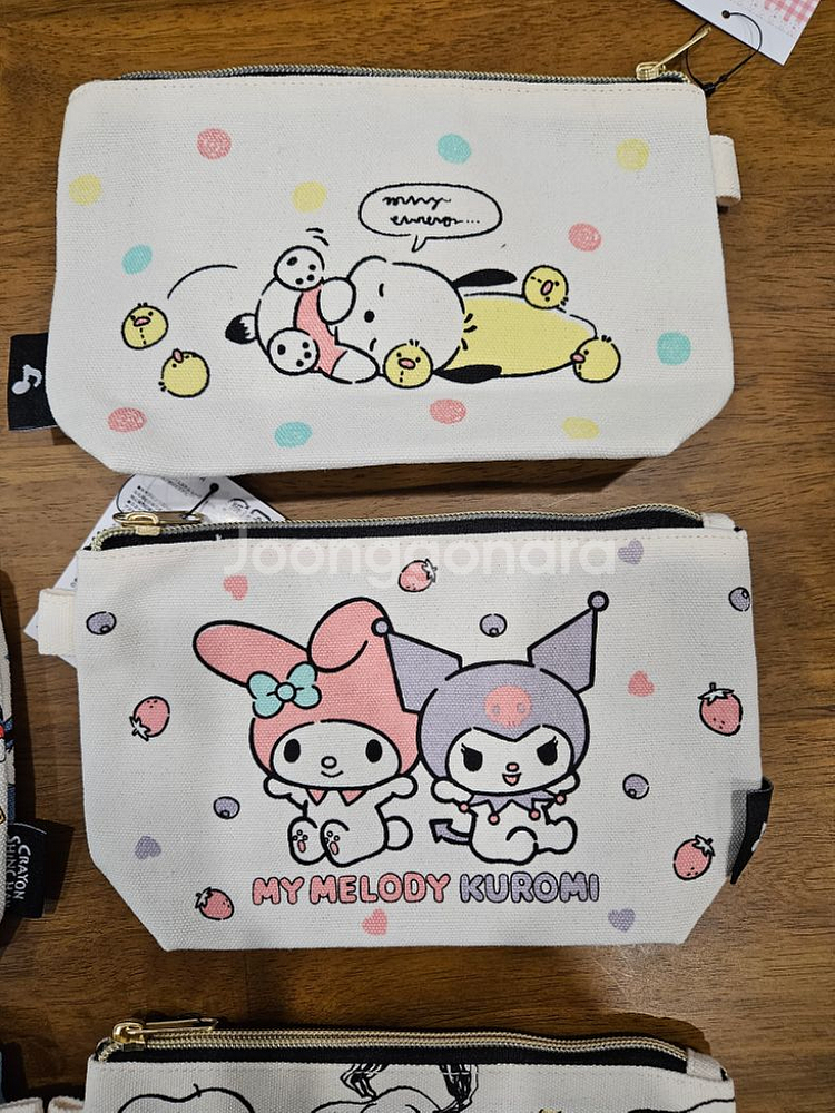 산리오 파우치 포차코 시나모롤 스누피 미피 쿠로미--3