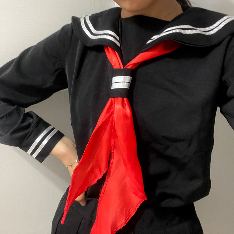 일본교복대여 검정 세라복 춘추복(m사이즈 상하의세트) 이미지