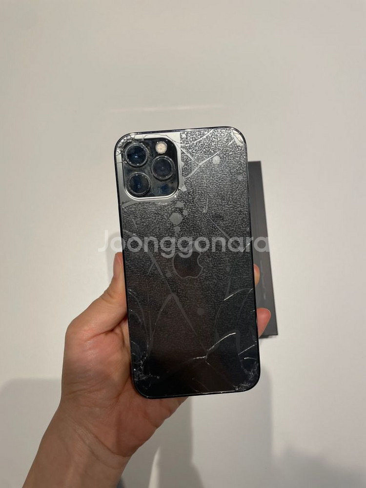 아이폰12pro 256gb 그래파이트 침수폰 부품용--1