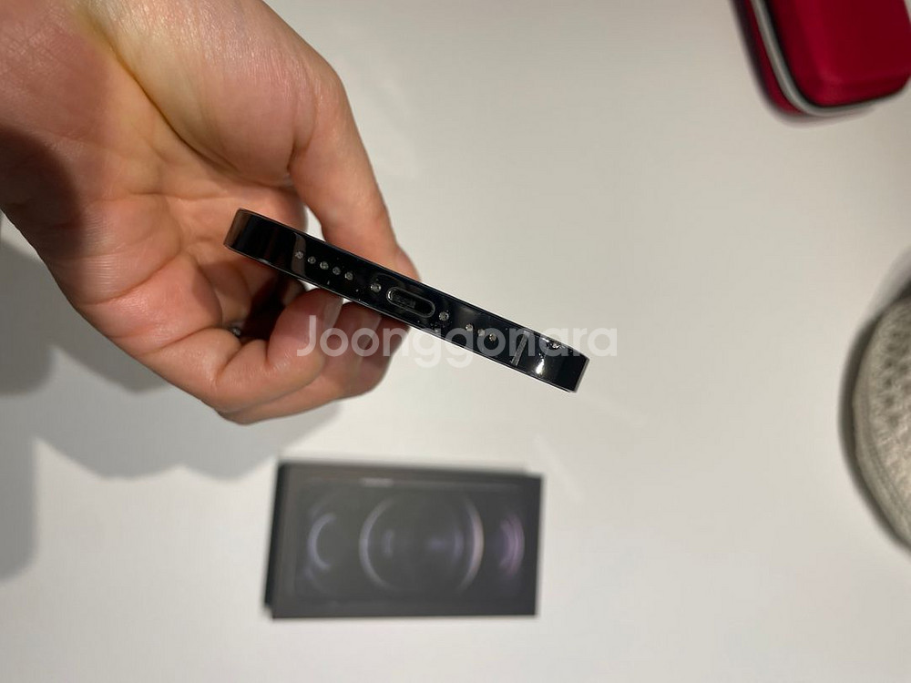 아이폰12pro 256gb 그래파이트 침수폰 부품용--5