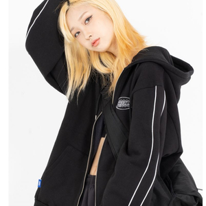 크로스드레슬리 circle logo Zip-up