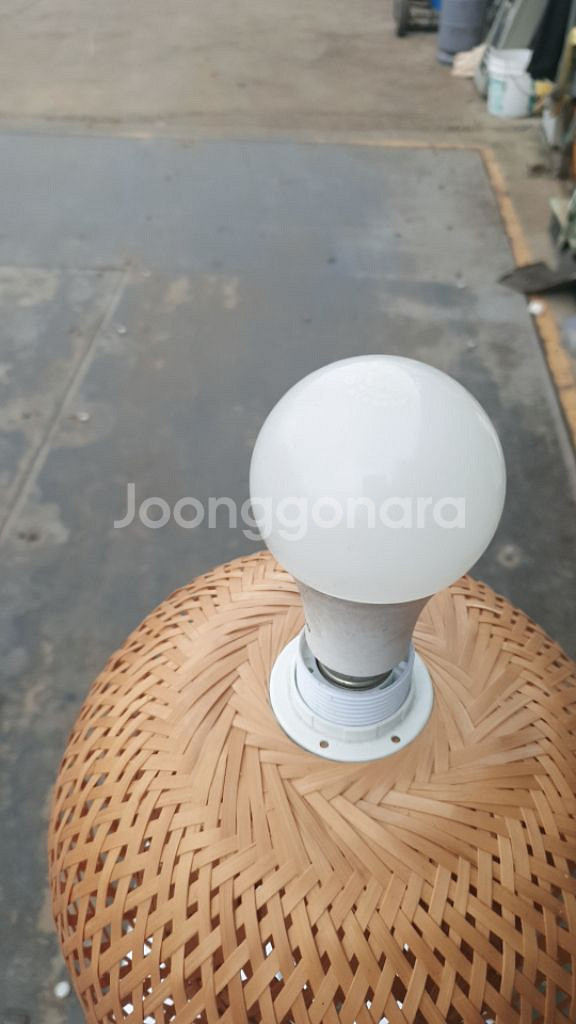 이케아 라탄 조명 ,플로어 스탠드 무드등--1
