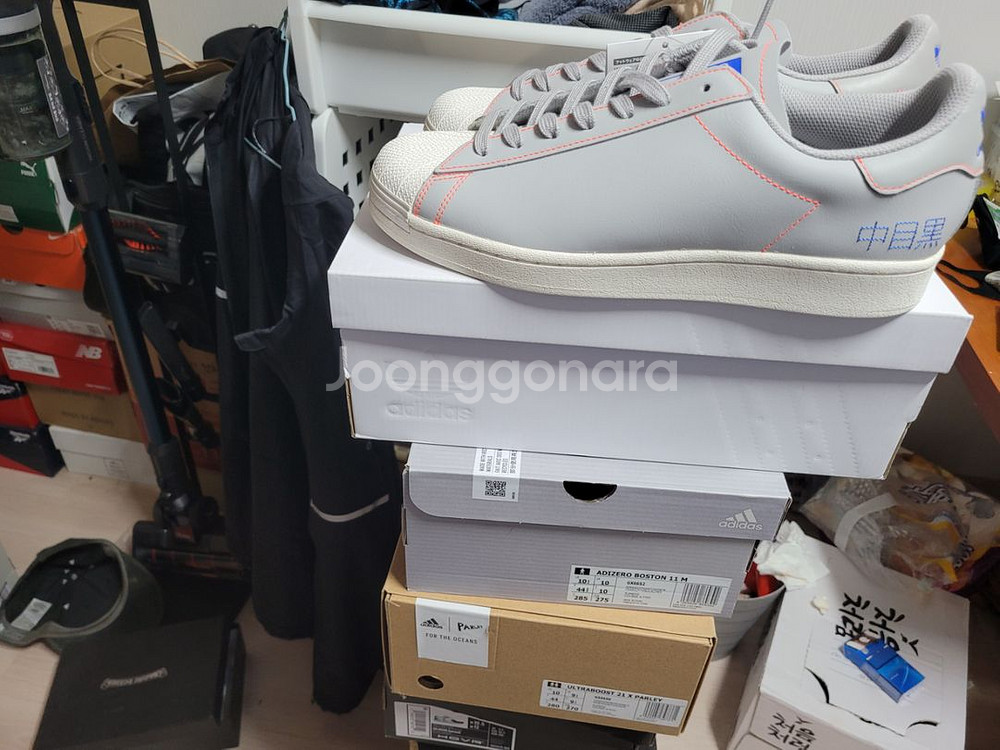 아디다스 슈퍼스타 퓨어 285 새제품팝니다--0