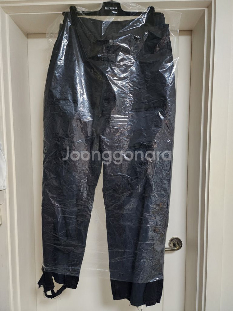 [XS] 발렌시아가 패치워크 파자마 팬츠 새상품--3