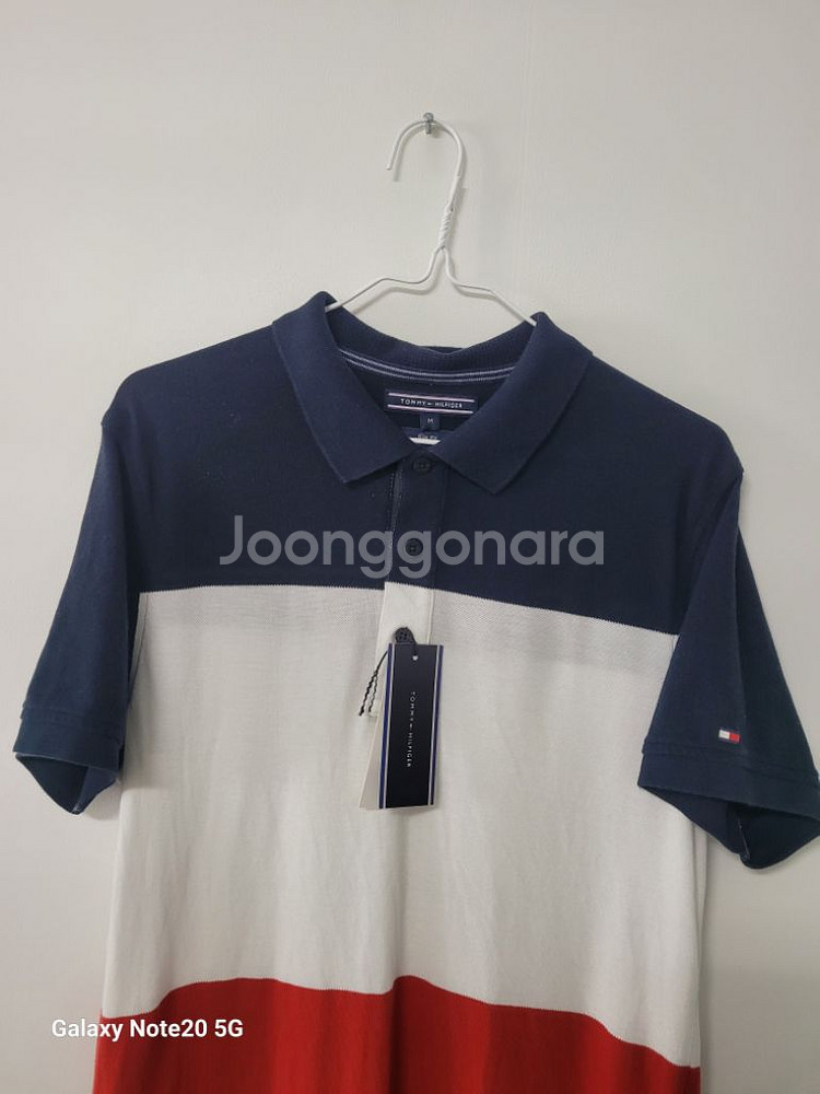 남성 타미힐피거 반팔 카라티셔츠 (스판95)--1