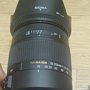 시그마 18-250mm 렌즈 팝니다.