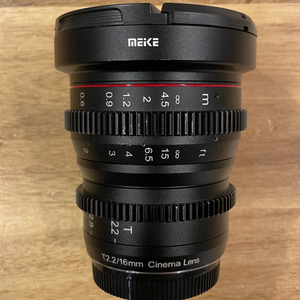 Meike 16mm cine lens mft